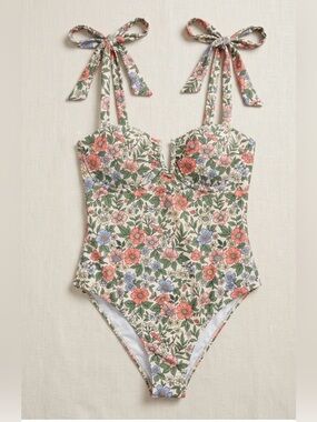 Floral Womens Swimsuit one piece NWOT